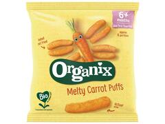Organix Bio snack ecologic din porumb cu morcovi peste 6 luni 20 g