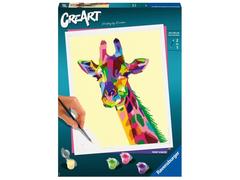 Set pictura pe numere Ravensburger CreArt, Girafa, 12+