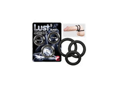 Set Inele Lust 3 Ring Black