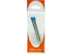 Office cover rezerva pix albastru tip Parker 2 bucati/set