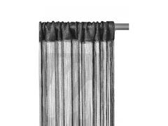 Perdea de ata, negru, 300 x 300 cm