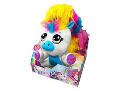 Jucarie de plus Furry Tails Lily the Unicorn, Multicolor