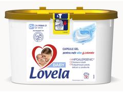 Detergent capsule Lovela Baby, pentru rufe albe si colorate, 12 capsule