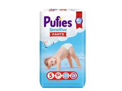 Pufies Pants Sensitive Marimea 5 Junior 42 bucati 12-18 kg Maxi pack