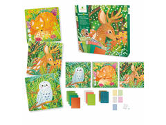 Set de creatie, Sycomore Stick n Fun Mozaic, Animale salbatice
