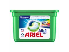 Detergent capsule Ariel All in One PODS Touch of Lenor Color, 14 spalari