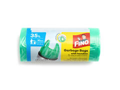 Saci colorati cu manere 35L 30 buc Fino