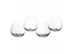 Set 4 pahare whisky MASTER H.9,5 D.9,5 transparent