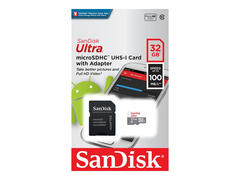 Card MircroSD Sandisk, Ultra, 32GB, 100MB