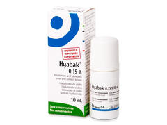 HYABAK 0.15% SOLUTIE OFTALMICA 10ML