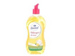 Detergent de vase super degresant cu parfum de lamaie Carrefour 500 ml