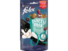 Felix Party Mix Ocean cu somon, peste Pollock, pastrav, recompense pentru pisici, 60g