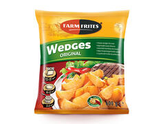 Cartofi wedges in coaja Farm Frites , 600g