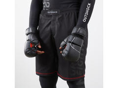 Mănuși Box MMA/ GRAPPLING 500 negru  - M/L
