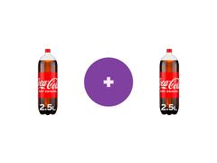 Coca-Cola Bautura carbogazoasa Cola 2.5l, Al 2-lea -40%