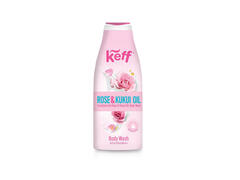 Gel de dus rose&kukui oil Keff, 500ml