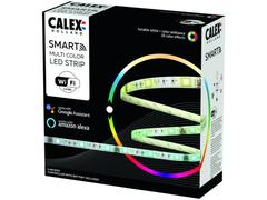 Banda LED RGB Calex, 16 efecte de culoare, conectivitate WiFi, 5 m