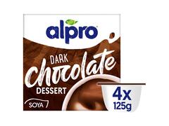 Desert Soia cu ciocolata neagra 4x125g Alpro