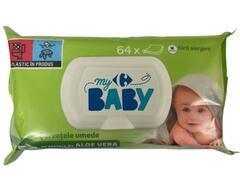 Servetele umede Bebe Aloe Vera 64buc Carrefour