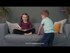 Carte interactiva cu autocolante, Raspundel Istetel, Animale