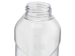Bidon Ecozen® Drumeție la munte Capac cu filet 0,8L Transparent