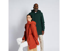 Geacă impermeabilă călduroasă SAILING 500 navigație anti-vânt Verde Bărbați - L