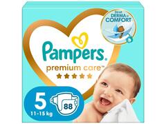 Scutece Pampers Premium Care Marimea 5, 11-18 kg, 88 buc