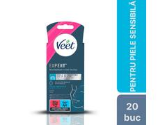 Veet Expert benzi de ceara rece pentru piele sensibila 20 benzi