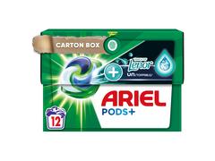 Detergent de rufe capsule Ariel All-in-One PODS +Touch of Lenor Unstoppables, 12 spalari