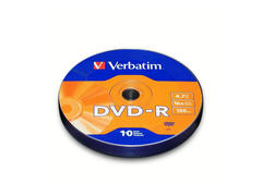 DVD-R Verbatim Wrap, 16X, 10 bucati