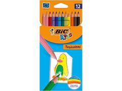 Set creioane colorate Bic Tropicolors, 12 bucati