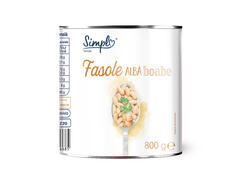 Simpl fasole alba boabe 800 g