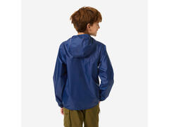Geacă impermeabilă drumeție MH100 cu fermoar Albastru Copii - 141-150cm10-11A