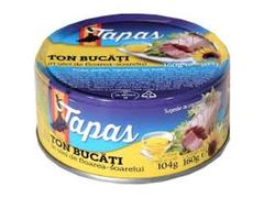 Tapas Ton bucati in ulei de floarea-soarelui 160g