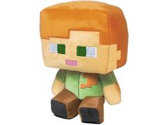 Jucarie plus Minecraft Alex, 16 cm, Multicolor