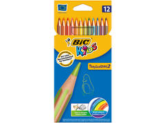 Creioane colorate Tropicolors, 12 bucati