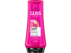 Balsam Gliss Supreme Length pentru par lung predispus deteriorării și scalpului gras, 200ml