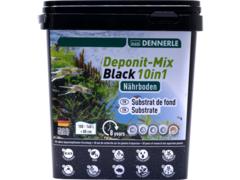 Substrat fertil pentru acvariu Dennerle Deponit Mix Black 10in1 4.8kg
