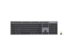 Tastatura fara fir Tellur Shade, Bluetooth, US, Alu, Gri Negru