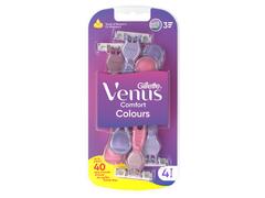 Aparate de ras de unica folosinta Venus 3 Colors, pachet de 4