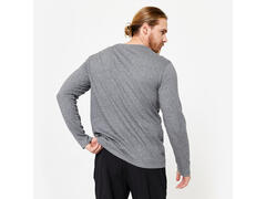 Bluză Regular 100 Fitness Gri Bărbați - XL