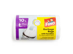 Saci colorati cu manere 10L 50buc Fino
