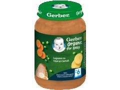 Gerber legume cu vitel si cartofi, 190g, de la 6 luni