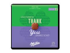 PRALINE CIOCOLATA CU CREMA DE CACAO THANK YOU MILKA 110G