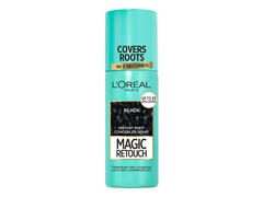 Spray instant L'Oreal Paris Magic Retouch pentru camuflarea radacinilor crescute intre colorari 1 Negru, 75 ML