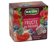 Ceai cu fructe de padure Belin 20 pliculete piramidale ,40g