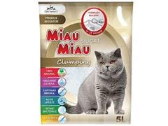 Asternut silicatic clumping 5 l Miau Miau