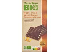 Ciocolata Neagra Cu Portocale 100G Carrefour Bio