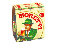 SGR*Birra Moretti Bere 4.6%alc 6 x 330 ml 5+1