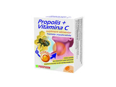 Propolis + Vitamina C, 30 tablete, Parapharm